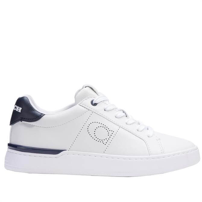 Coach Lowline Luxe Low Top White/Blue Sneaker